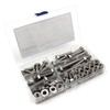 120-Piece Set of Hexagon Screws DIN 933 + Hex Nut