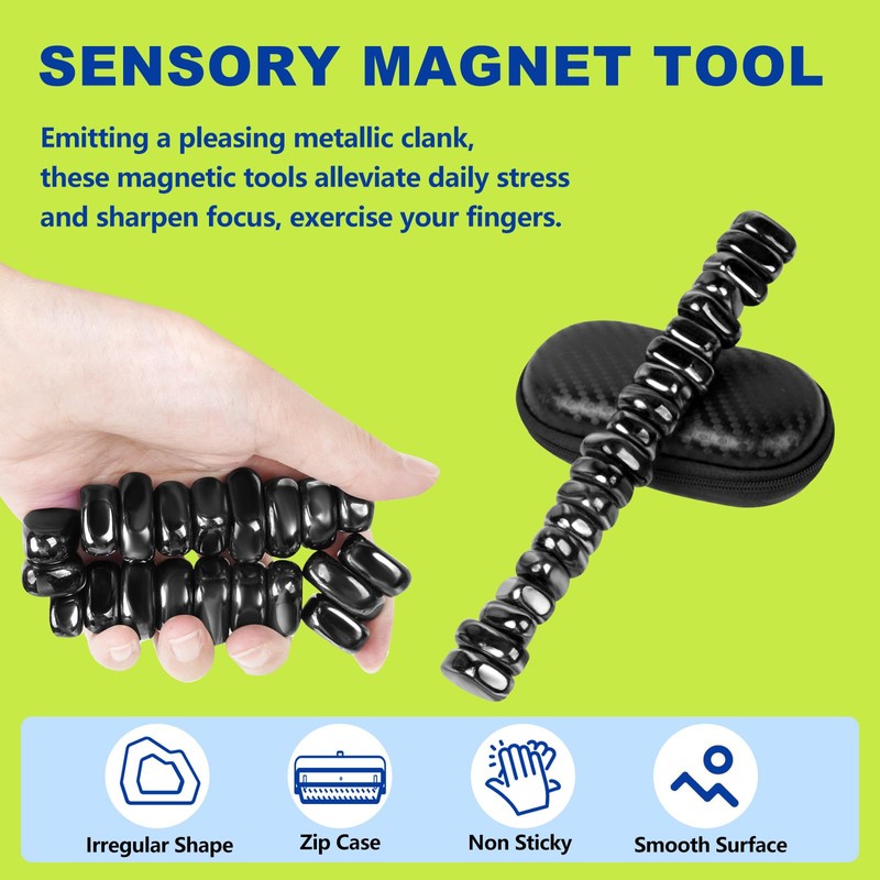 Large Magnets, Magnets 18 Pieces, Neat Polished Magnets for Home