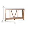 Flash Furniture Charlotte Farmhouse 2-Tier Console Table - Warm Oak