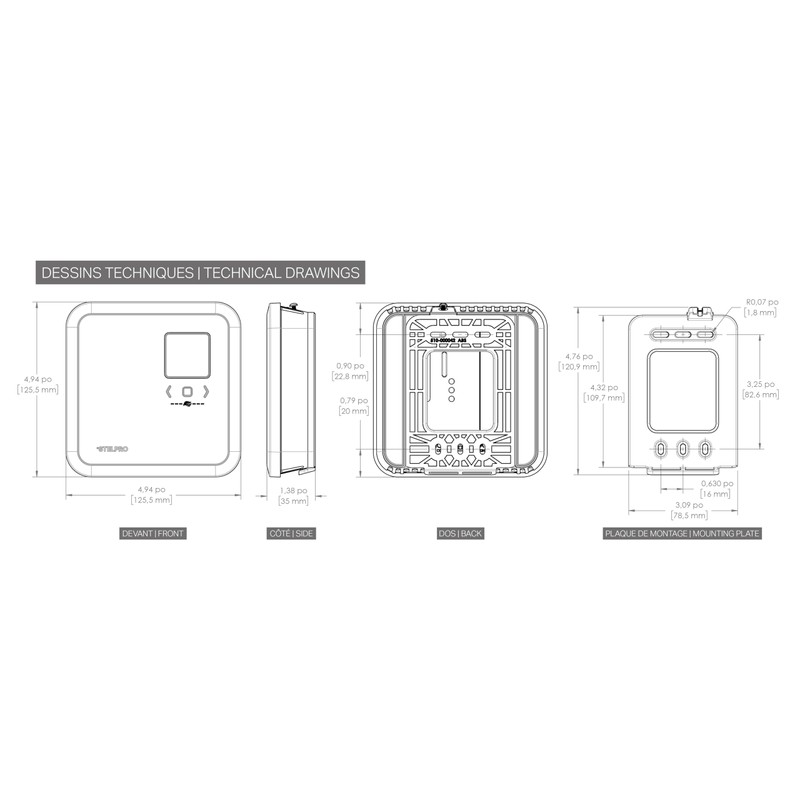 Stelpro Programmable Electronic Thermostats for Fan Heaters and Fan-Forced Units