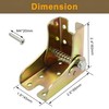 4 Pack Folding Table Legs Hinge Bracket, Self Locking 90