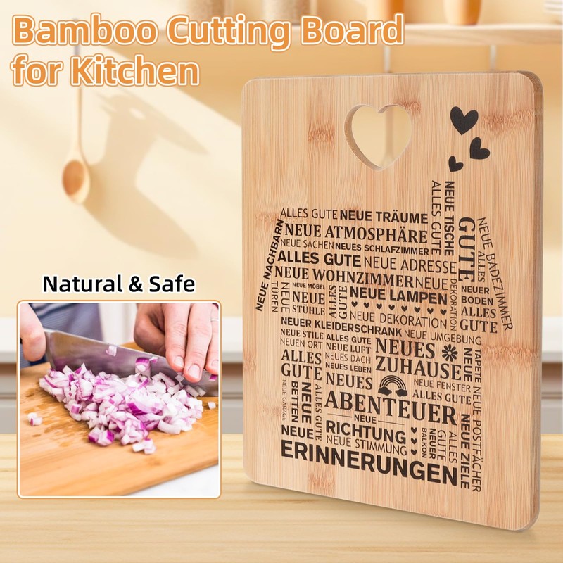 Trukafie Housewarming Gifts, 28 x 22 x 1 cm, Bamboo