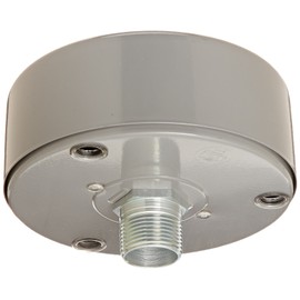 Solberg FS-15-100 Inlet Compressor Air Filter Silencer, 1" MPT Outlet, 4" Height, 6" Diameter, 35 SCFM, Made in the USA