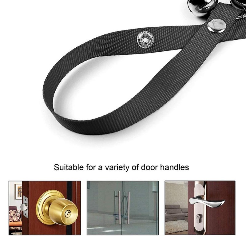 TOP-MAX Potty Training Dog Doorbells Adjustable Dog Training Bells Nylon
