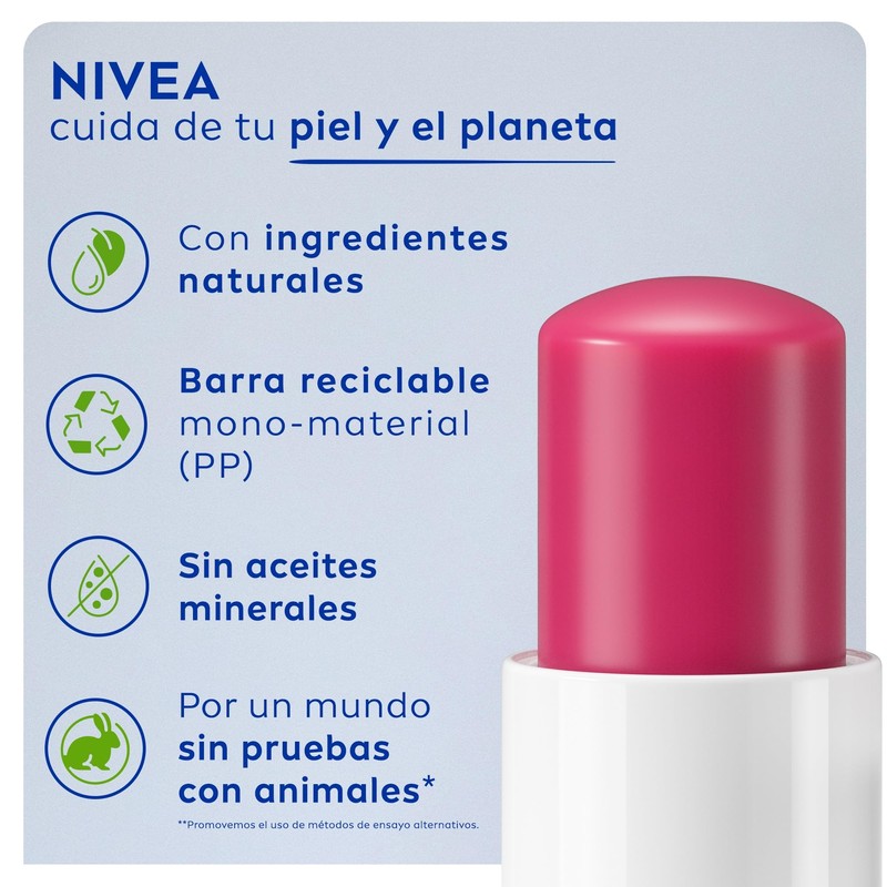 Liposan Cherry Shine (1 x 4.8g), Cherry Scented Lip Balm,