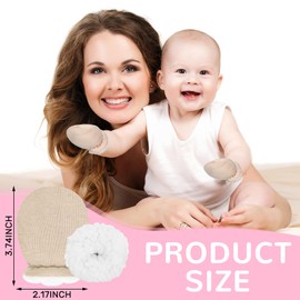 Coume 8 Pairs Baby Mittens Baby Winter Glove No Scratch Newborn Hand Mittens Warm Toddler Infant Gloves for 0-6 Months Kids