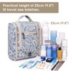 Narwey Small Hanging Toiletry Bag Women Travel Makeup Bag Organizer