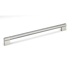 Richelieu Hardware BP527288195 Avellino Collection 11 3/8-in (288 mm) Center, Contemporary Cabinet Pull, Brushed Nickel, 3/8