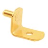 Prime-Line U 101070 Steel Shelf Support Peg, 5mm., Polished Brass