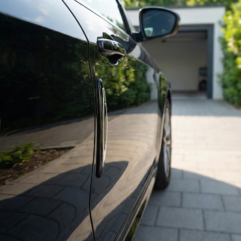 Hopzab 4 Pcs Car Door Edge Guard Strips–Anti-Scratch Bumper Protection