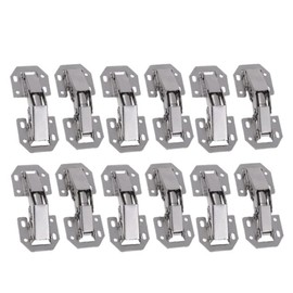 SKY Sliding Hinges, Cabinet Hinges, Window Repair Fixing Hardware, 90 Degree Opening Angle, Compatible with Sinks, Set of 12