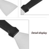 Stainless Steel Triangular Spatula,Slant Edge Grill Scrape r Western Cuisine