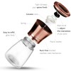 Kitchen Bliss Premium Copper Stainless Steel Salt and Pepper Grinder