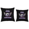 Vision Board Today's Agenda Eyeball with WIngs Throw Pillow