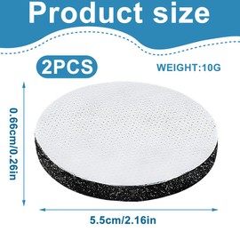 IKOPFLN 2 Stück microdisc filter, Wasserfilter MicroDisc, Wasserfilter Kartusche Reduzieren Chlor, Mikropartikel und Andere Verunreinigungen, Wasserfilter Filterkartuschen