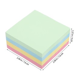 TEHAUX Office Writing Pads 400 Sheets Square Memo Paper Blank Memo Pads for Work School Scratch Paper