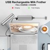 Electric Whisk Multifunctional USB Rechargeable Handheld Milk Frother Foam Maker