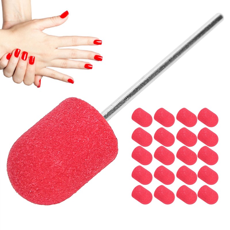 Nail Sanding Band Drill Bit Nail Art Polishing Sanding Cap
