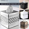 Monarch Abode Handcrafted Tissue Box Square Cover Holder and Dispenser,