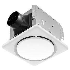 FWASTT Bathroom Exhaust Fan with Light UL and HVI Certified 120 CFM 1.2 Sones 11.8 Inch Bathroom Vent Fan with Adjustable LED Light 2700K 4000K 6500K Quiet Ventilation for Home Bath Hotel