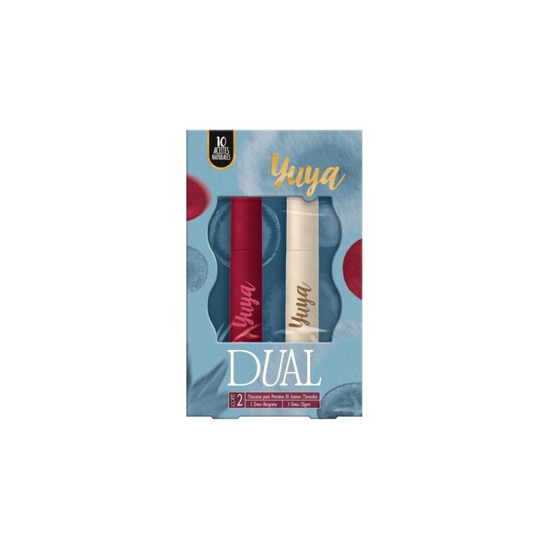 Yuya Dual - Máscara 10 Aceites Esenciales Negra + Máscara