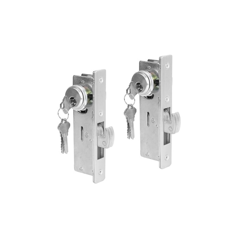 SUMBIN Storefront Door Mortise Lock Hook Deadbolt & Cylinder Combo,