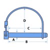 x10 Shaft Locking Pins 9.5MM x 68MM