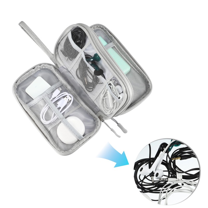 CAPASTEC Electronic Organiser for Cables, Cable Bag, Electronic Bag, Universal