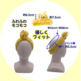 APOSITV Duck Hair Band Soft Headband Face Wash Band for Girls Fluffy Soft