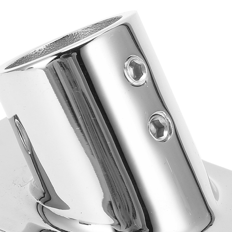 Boat Handrail Base Fitting Stainless Steel 60 Degree Rectangular Boat