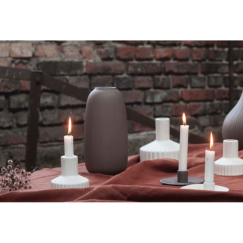 Storefactory SAMSET Large White Ceramic Vase