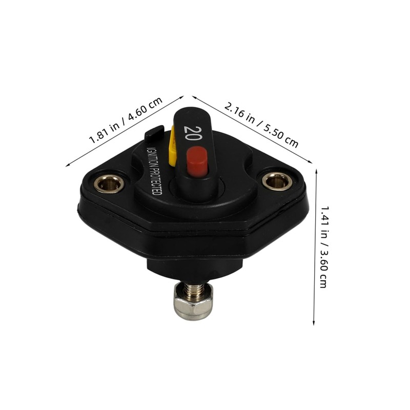 GRIRIW Marine Circuit Breaker Car Rv Auto 20a Mini Automotive