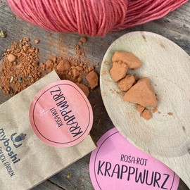 myboshi Favourite Colours, Natural Dye for 100 g Wool, Suitable for Natural Wool and Textiles, Creative Product Pink (Madder Root) 1 Tin