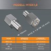 NICEDACK Bicycle axle adapter for axle thread size M10 x