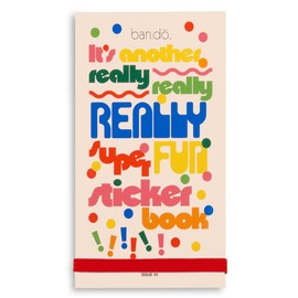 ban.do Sticker Book with Over 700 Assorted Stickers, 35 Sticker Sheets with Fun Stickers, Colorful Sticker Pack with Aesthetic Stickers for Scrapbooking Planners or Journals (Issue 10)