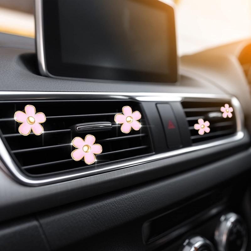 Frienda Frienda 6 Pcs Daisy Flower Air Vent Clip Accessories