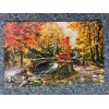 Thomas Kinkade Studio Postcard Fall at Fox Creek