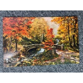 Thomas Kinkade Studio Postcard Fall at Fox Creek