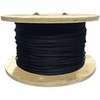 Black Powder Coated Galvanized Wire Rope 1/8" 7x19-500 ft Reel