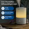 LEVOIT Humidifiers for Bedroom with Night Light(3L Water Tank)Cool Mist