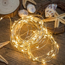 22 Meters 220 LEDs Copper String Lights,8 Shining Mode Plug in Fairy Lights with Switch Warm White Copper Wire Lights Waterproof Outdoor Decor Fairy Lights for Bedroom,Patio,Garden,Balcony,Christmas