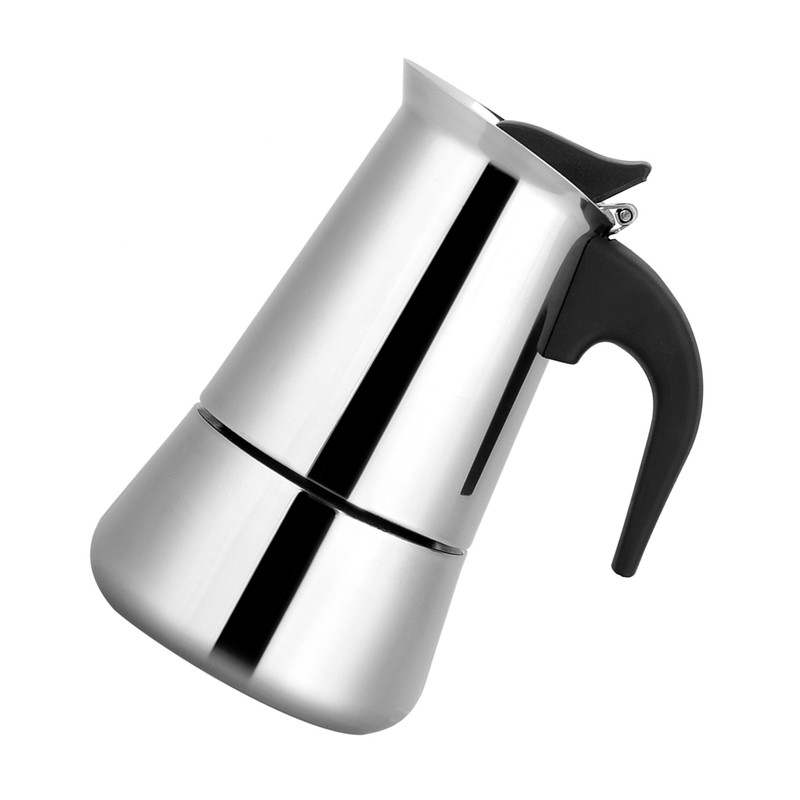 Portable Stainless Steel Coffee Pot Moka Espresso Maker Mocha Pot