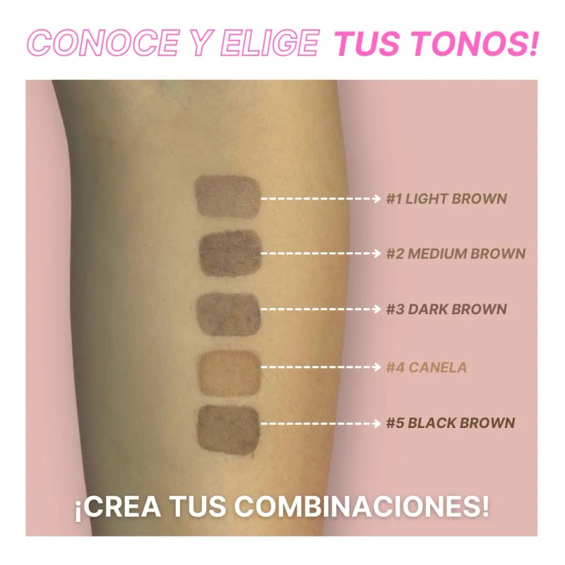Kit Henna Cejas Hd 140 Aplicaciones Sombreado Stay Hd Brows