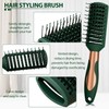 Set de Cepillos para Cabello 4 Piezas – Cepillo Acolchonado,