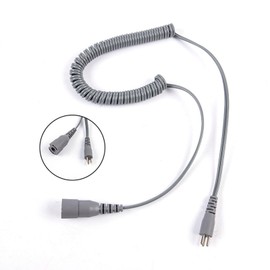 Perfk DRC Replacement Motor Cord Special Handle Lightweight for Nail Drill Machine Easy Installation Reusable 30000RPM Powerful, 3PIN