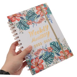 VILLFUL Monthly Planner Notebook Planner Organizer for Students Teachers Office Workers Classic Minimalist Design