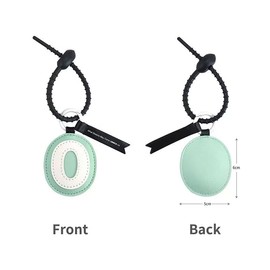 [LeChengMM] Digital 0-9 Leather Keychain Accessories, Hand Touchable Cute Lucky Digital Keychains, Used for Bags, Keychains, Pendants.(Number-0)