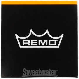 Remo Ambassador Ebony Snare Side No Collar Drumhead - 14 inches