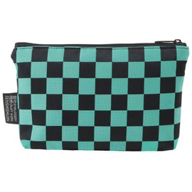 千糸繍院 Brocade zipper pouch, lined with lining and front pocket Nishijin brocade, 2, size S. (Midoriichimatsu)