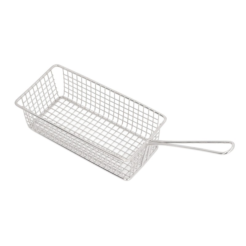 Stainless Steel Deep Fryer Basket with Long Handle Multifunction Easy